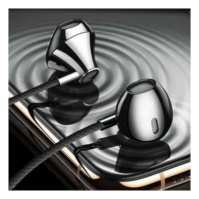 Lenovo HF140 Wired Half In-Ear Headphones – Black